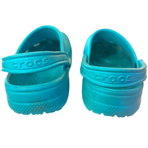 Crocs Original Turquoise Blue Clog Shoe Unisex Size 6M 8W - Picture 6 of 9